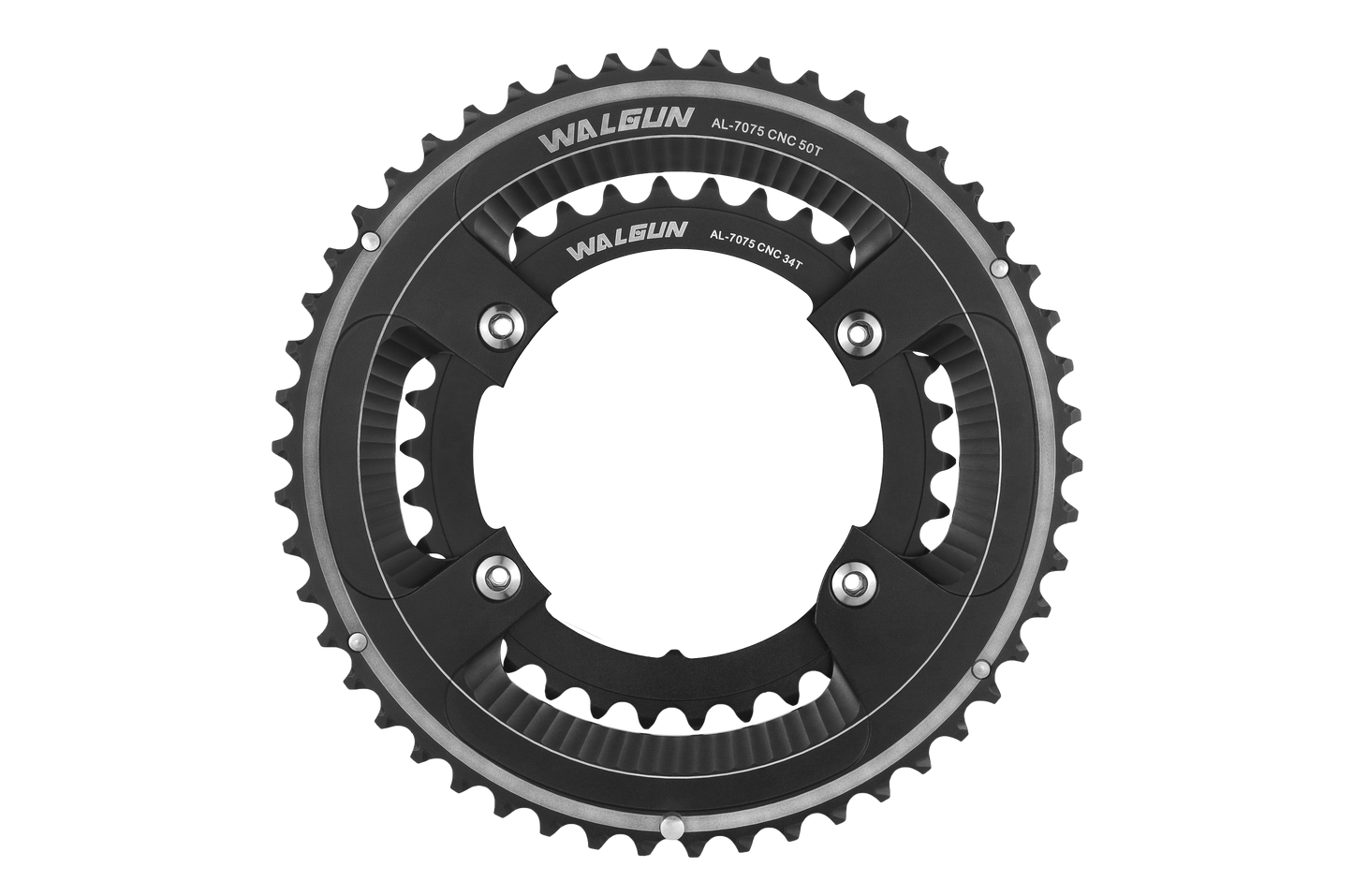 WALGUN Double Road Bike Chainring 50T-34T 52T-36T 53T-39T for Shimano Dura Ace R9100 Ultegra R8000 105 R7000