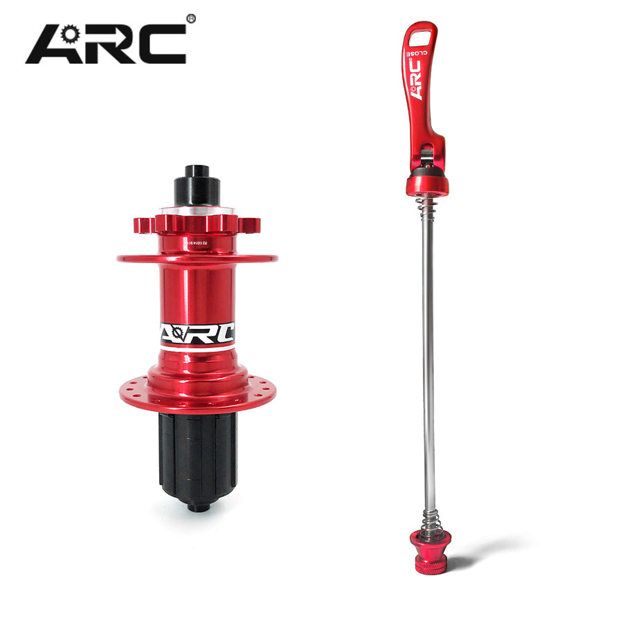 Arc Mt005 Front Rear Bicycle Hubs Mtb Mountain Bike Hub 32h 8 9 10 11 Speed Qr Skewer 135mm Thru 142mm Disc Hub