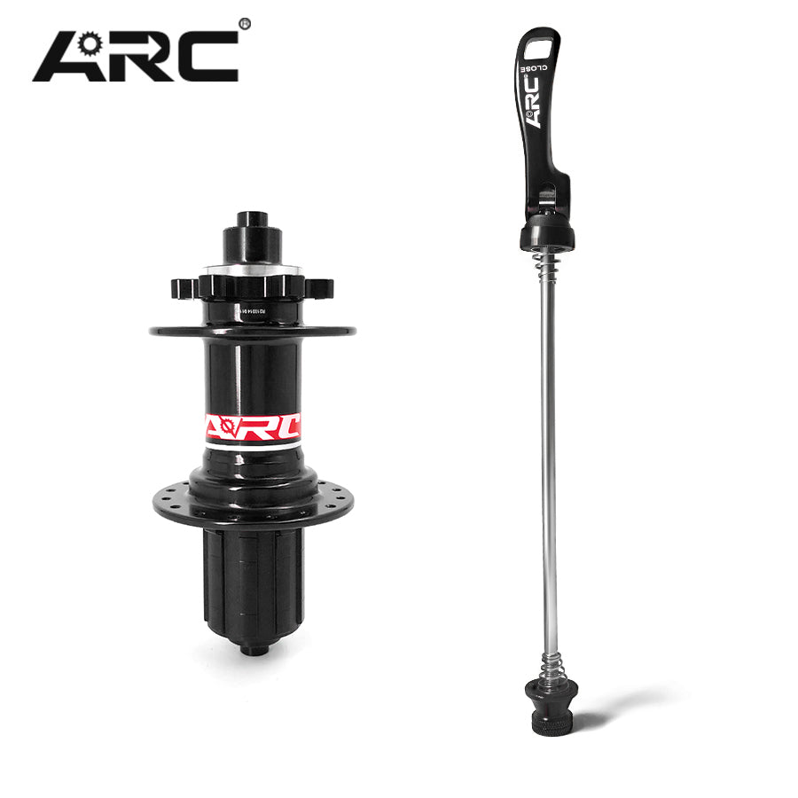 Arc Mt005 Front Rear Bicycle Hubs Mtb Mountain Bike Hub 32h 8 9 10 11 Speed Qr Skewer 135mm Thru 142mm Disc Hub