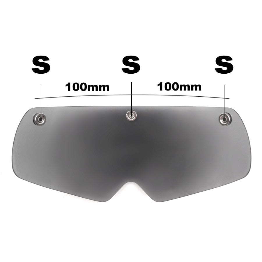 Allroad cycling helmet sun visor lens accessories