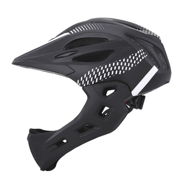 Full face kids bicycle helmet for child kids bike 5 - 10 year old