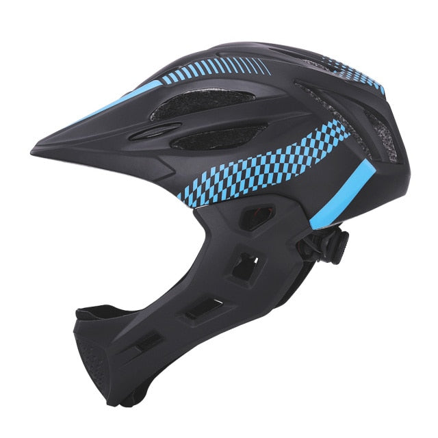 Full face kids bicycle helmet for child kids bike 5 - 10 year old
