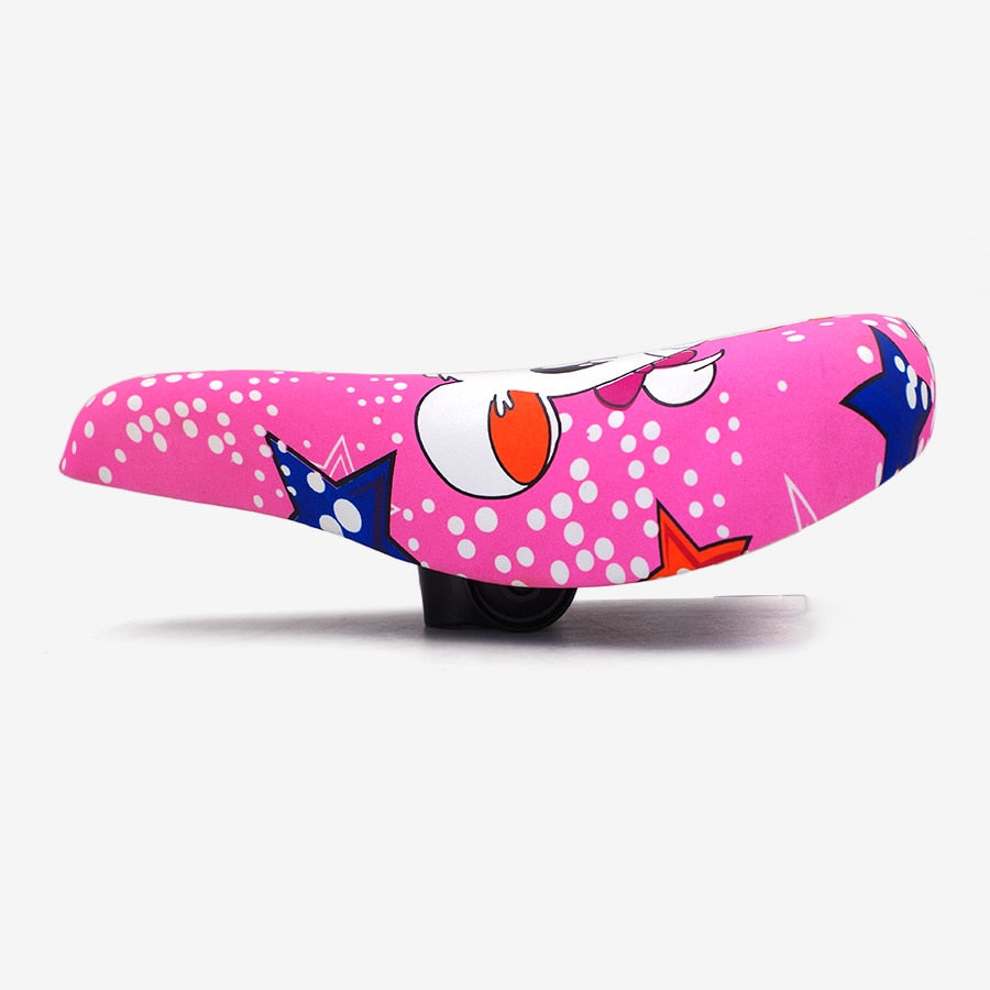 WALGUN Pink Child Bike Saddle for Girl Kids Bicycle Seat
