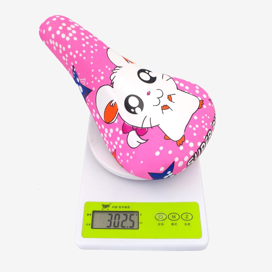 WALGUN Pink Child Bike Saddle for Girl Kids Bicycle Seat