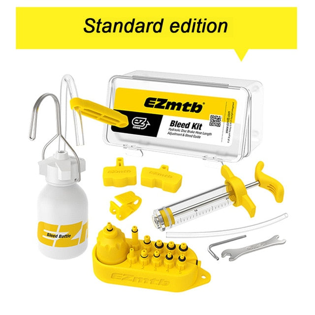 EZmtb bleed kit for bicycle hydraulic disc brake oil change tools
