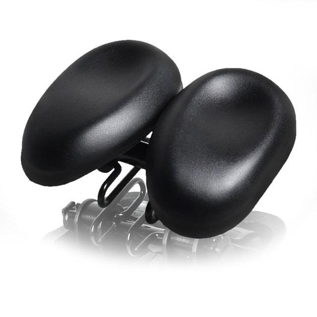 WALGUN Adjustable width bike saddle-Black