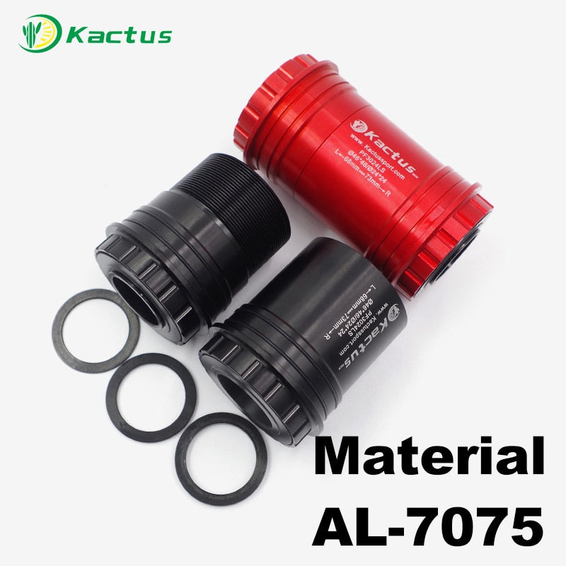 KACTUS TECH PF30 Ceramic Bearing Press Fit Bike Bottom Bracket BB for 22mm 24mm Bicycle Crankset