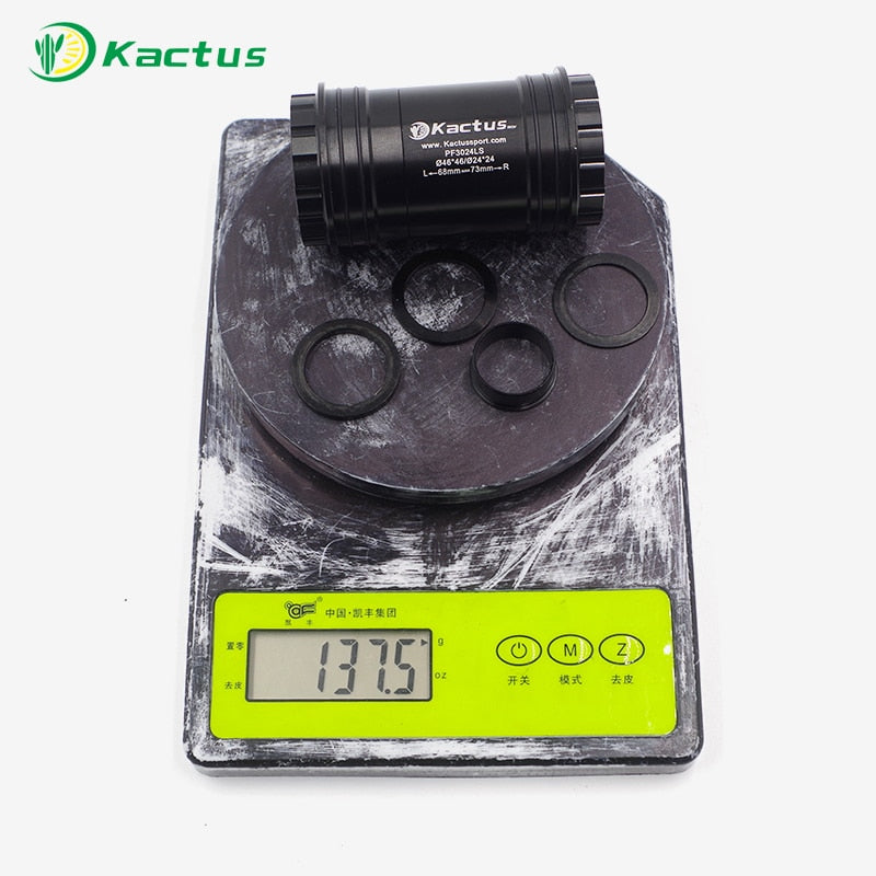 KACTUS TECH PF30 Ceramic Bearing Press Fit Bike Bottom Bracket BB for 22mm 24mm Bicycle Crankset