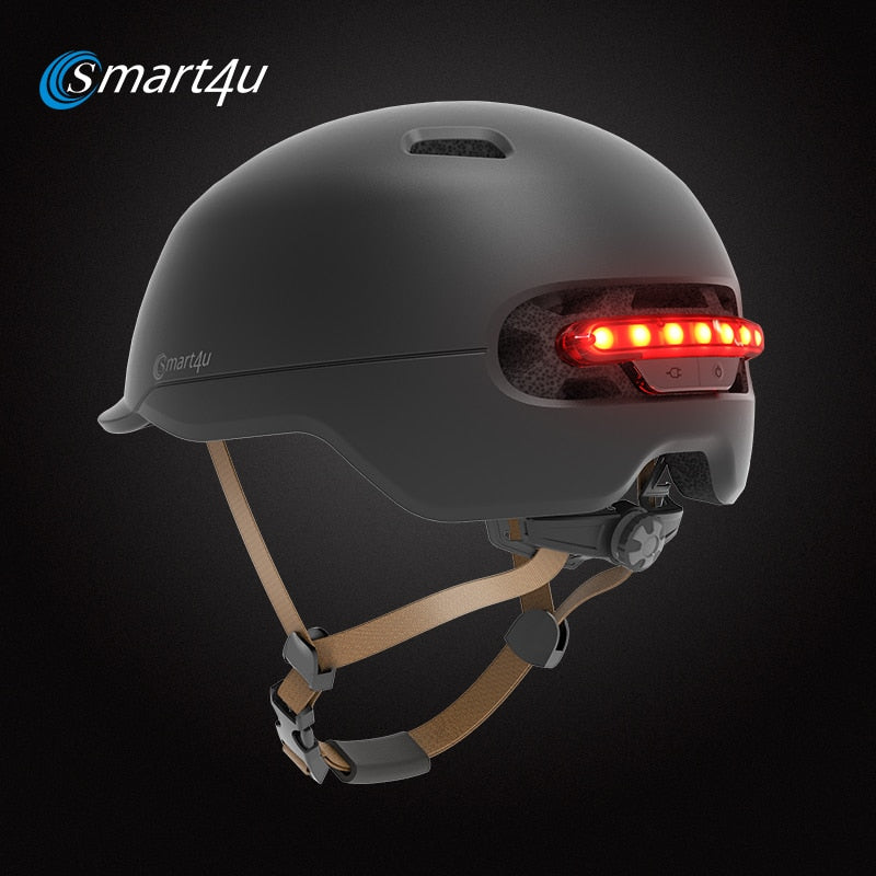Smart4u SH50 urban cycling helmet with tail light-black/white/pink/blue