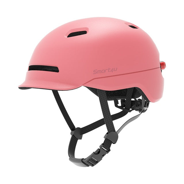 Smart4u SH50 urban cycling helmet with tail light-black/white/pink/blue