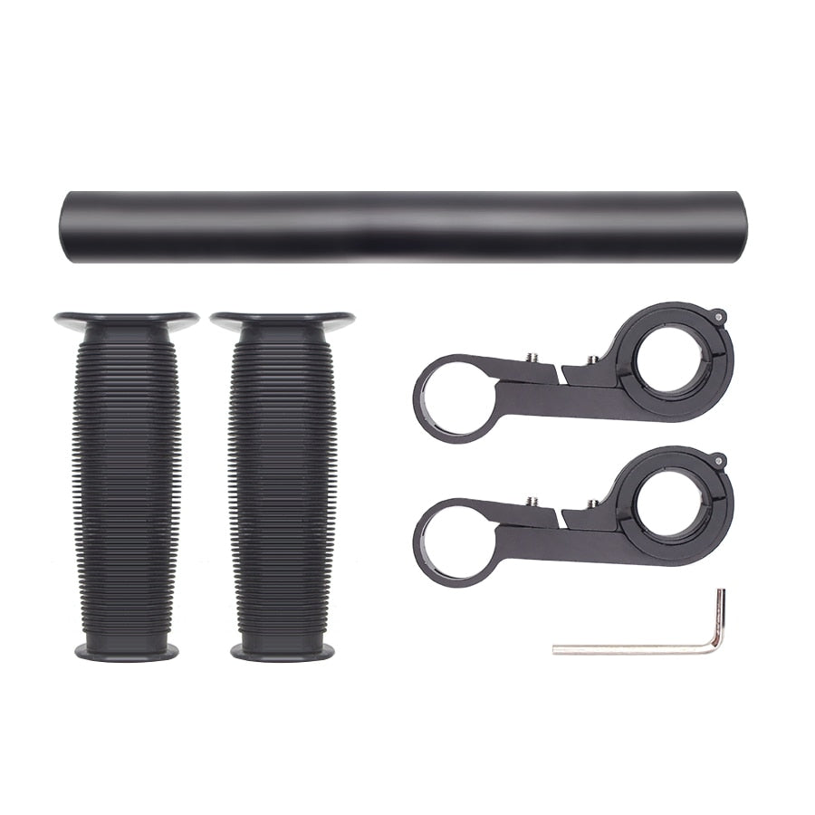 Front mounted child mtb bike handlebars