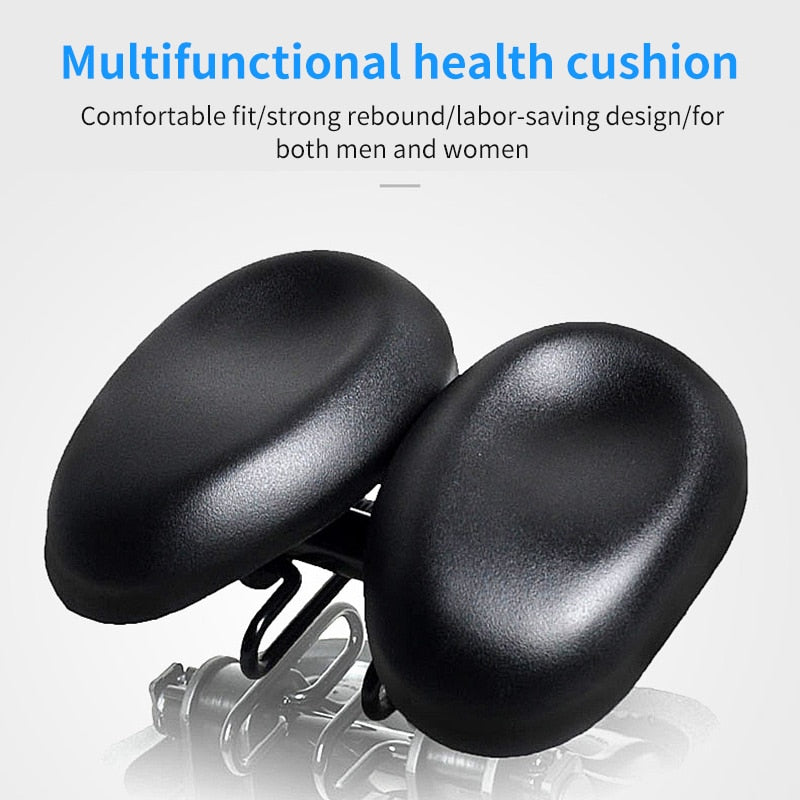 WALGUN Adjustable width bike saddle-Black