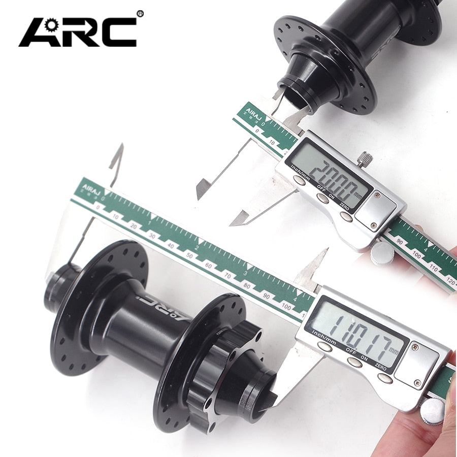 ARC MT013FA MTB Mountain Bike Front Hub 32H - Thru Axle 20mm-110mm 6-Bolt Disc Brake