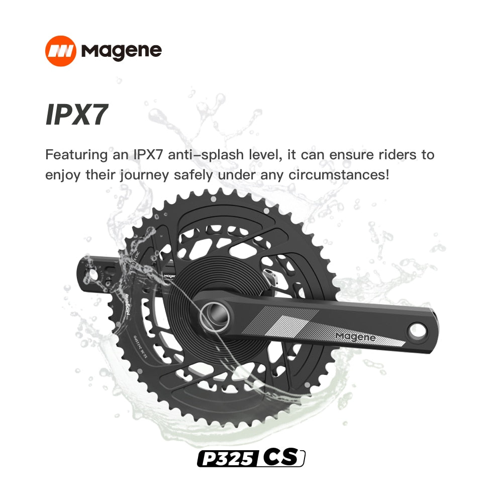 Magene P325 CS Road Bike Dual-Side Crank Power Meter Crankset