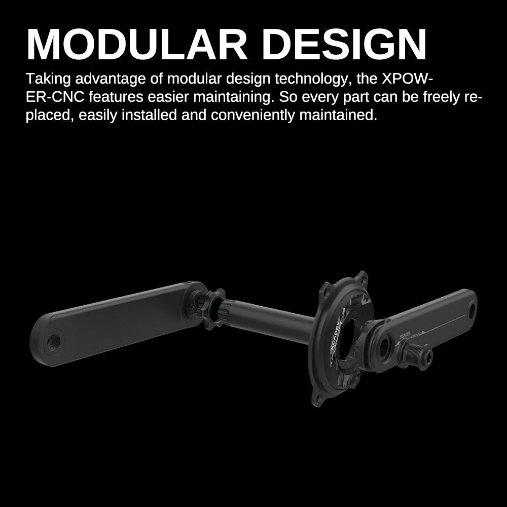 XCADEY XPOWER Spider Power Meter Bicycle Crankset for Road Bike