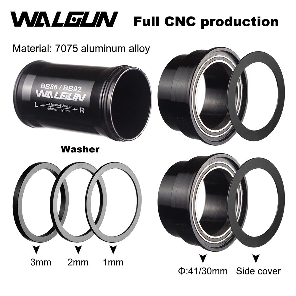 WALGUN PF4130 BB86 BB92 Press Fit Ceramic bike Bottom Brackets