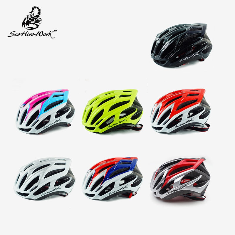Scohiro-Work SW-23 cycling helmet with for road mtb mountain bike
