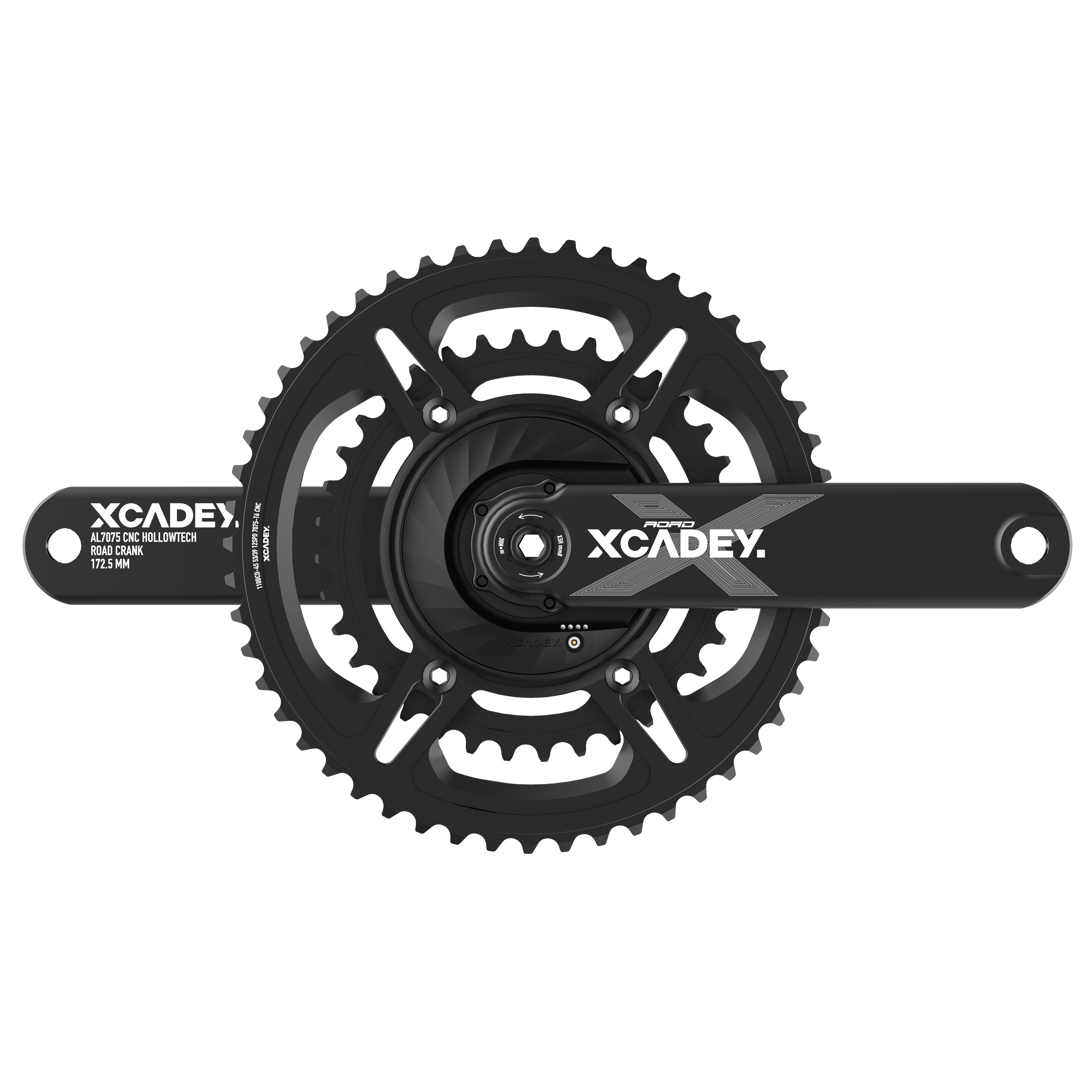 XCADEY XPOWER Spider Power Meter Bicycle Crankset for Road Bike