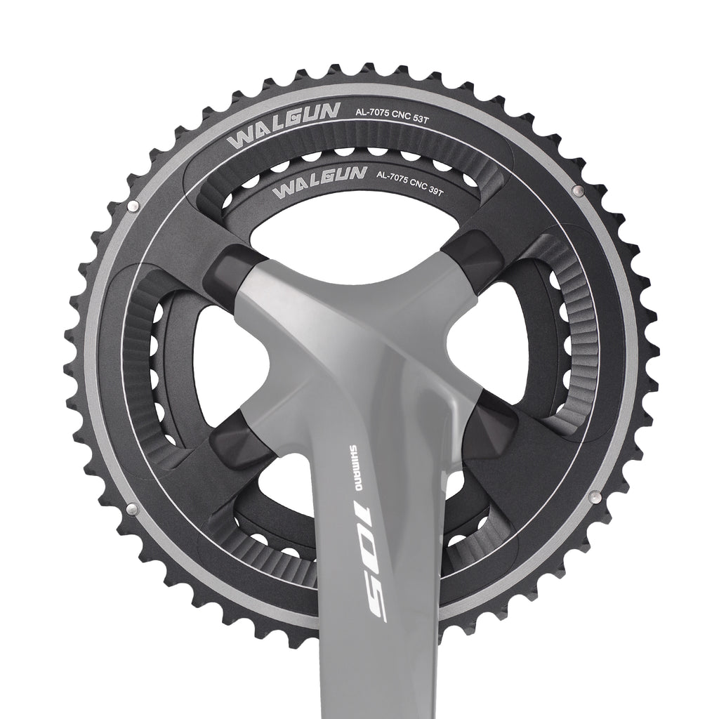WALGUN Double Road Bike Chainring 50T-34T 52T-36T 53T-39T for Shimano Dura Ace R9100 Ultegra R8000 105 R7000