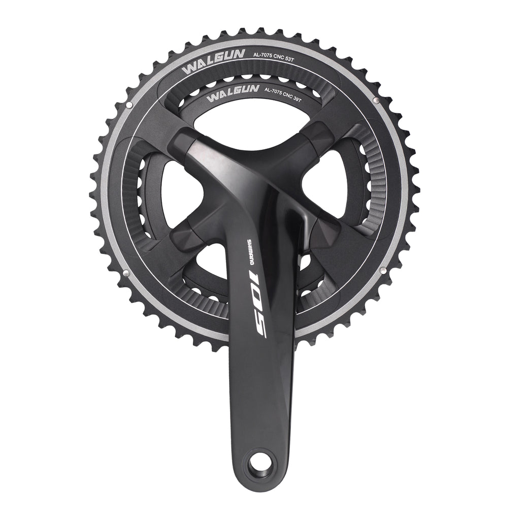 WALGUN Double Road Bike Chainring 50T-34T 52T-36T 53T-39T for Shimano Dura Ace R9100 Ultegra R8000 105 R7000