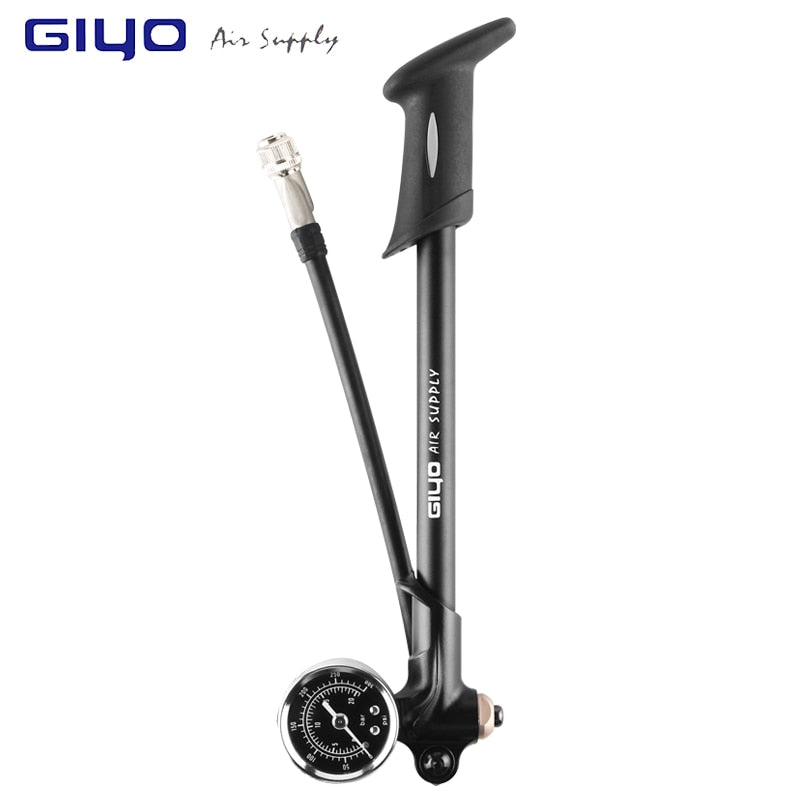 GIYO GS-02D Foldable high-pressure air bicycle pump-300psi