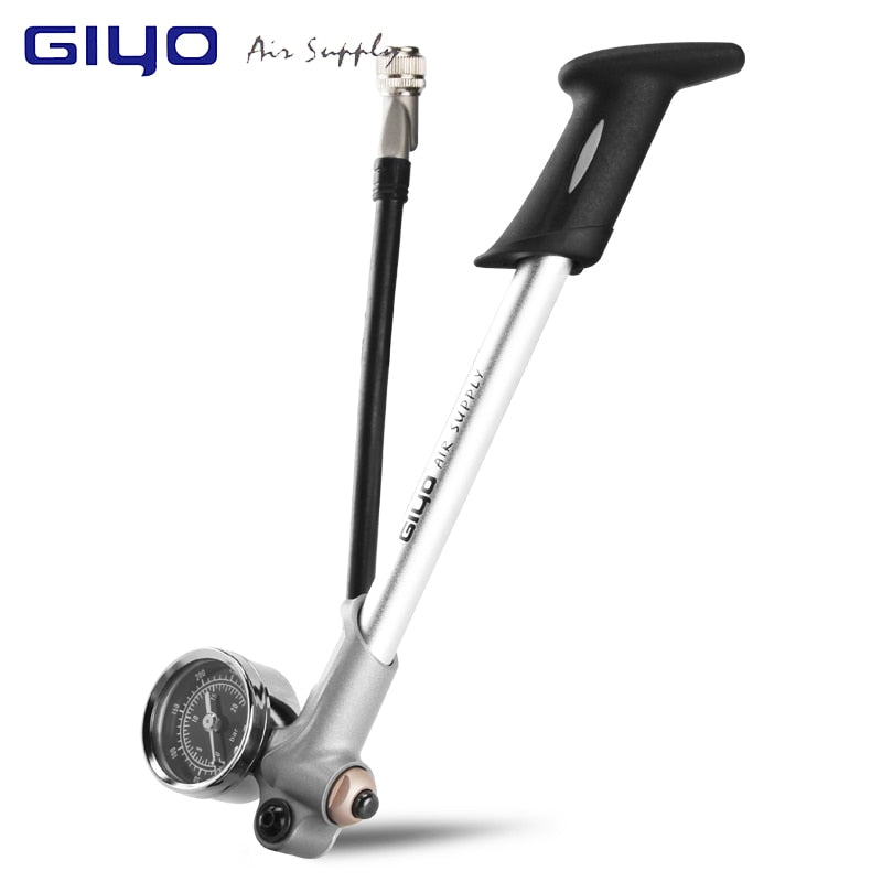 GIYO GS-02D Foldable high-pressure air bicycle pump-300psi