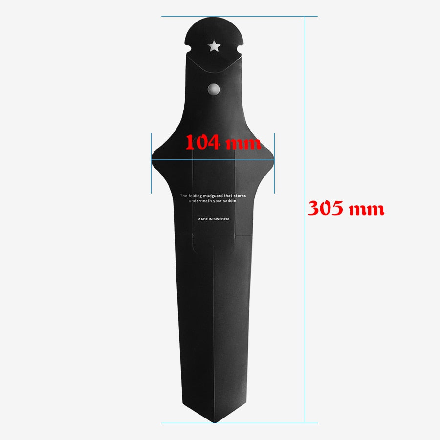 Quick release lock bike seat rear bicycle saddle rain fender