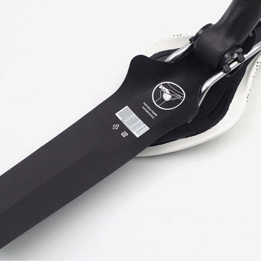 Quick release lock bike seat rear bicycle saddle rain fender