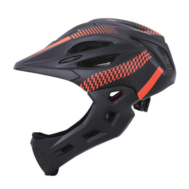 Full face kids bicycle helmet for child kids bike 5 - 10 year old