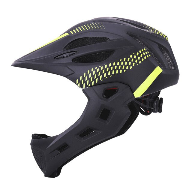 Full face kids bicycle helmet for child kids bike 5 - 10 year old