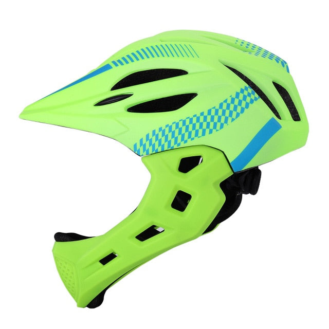 Full face kids bicycle helmet for child kids bike 5 - 10 year old