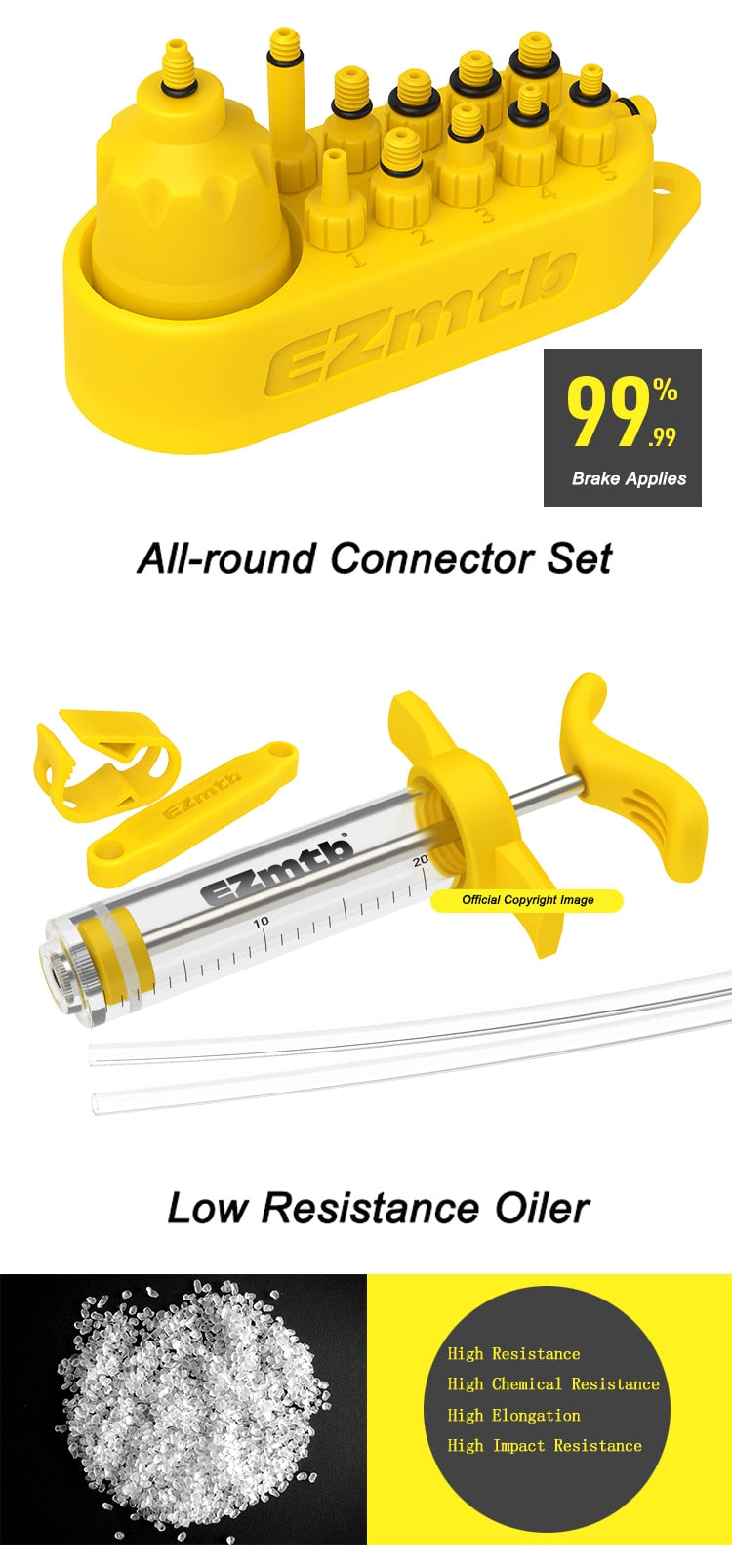 EZmtb bleed kit for bicycle hydraulic disc brake oil change tools