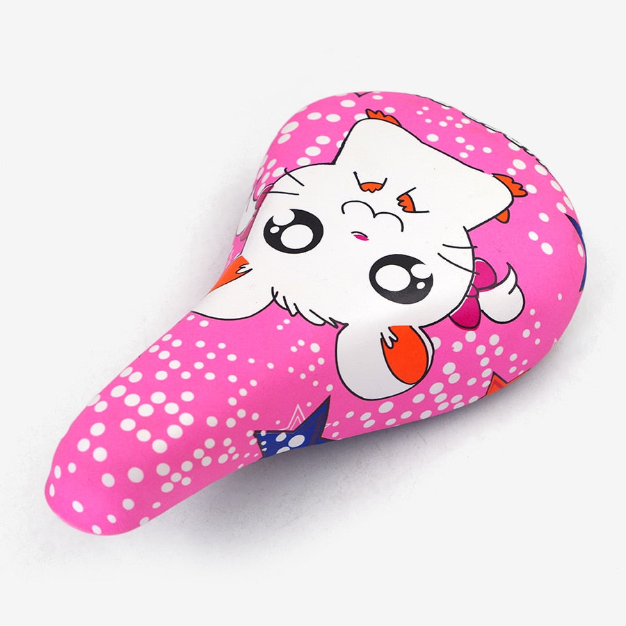 WALGUN Pink Child Bike Saddle for Girl Kids Bicycle Seat