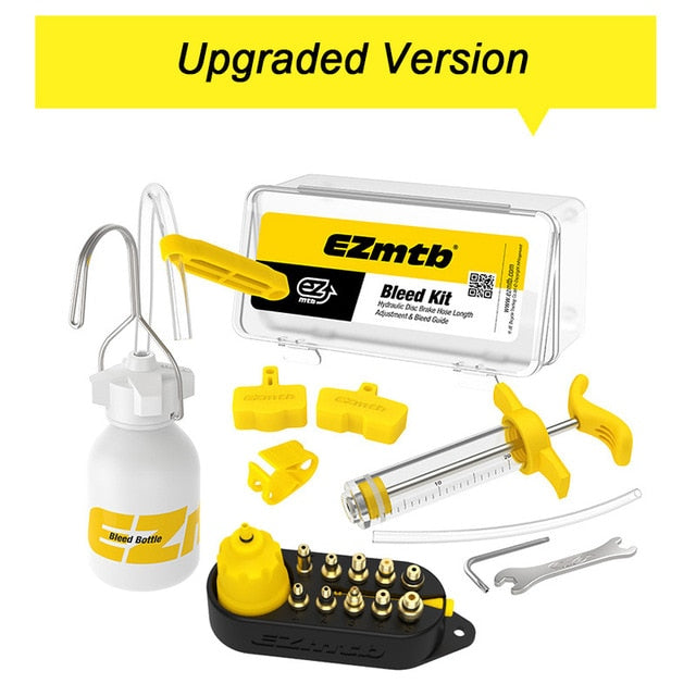 EZmtb bleed kit for bicycle hydraulic disc brake oil change tools