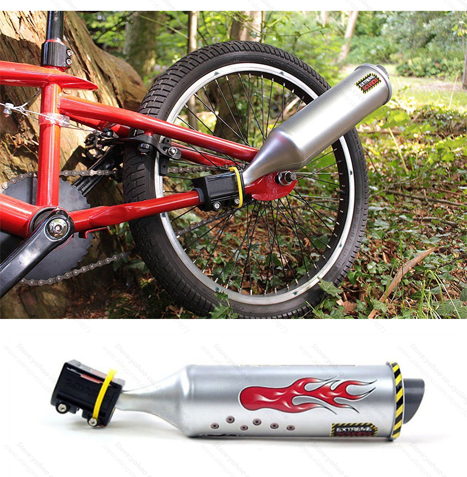 Kids Bike Children Bicycle Exhaust Motorcycle Sound System