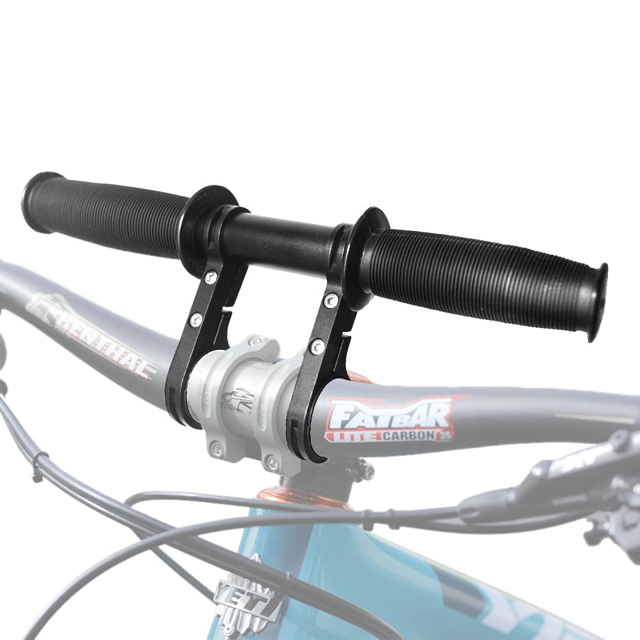 Front mounted child mtb bike handlebars