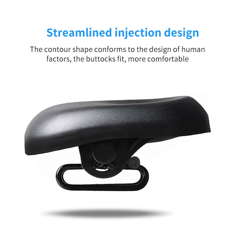 WALGUN Adjustable width bike saddle-Black