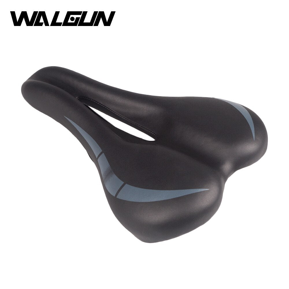 WALGUN WG703 Comfortable Big Fat Bike Saddles Exercise Bike Seat Scooter Saddle for Men Women
