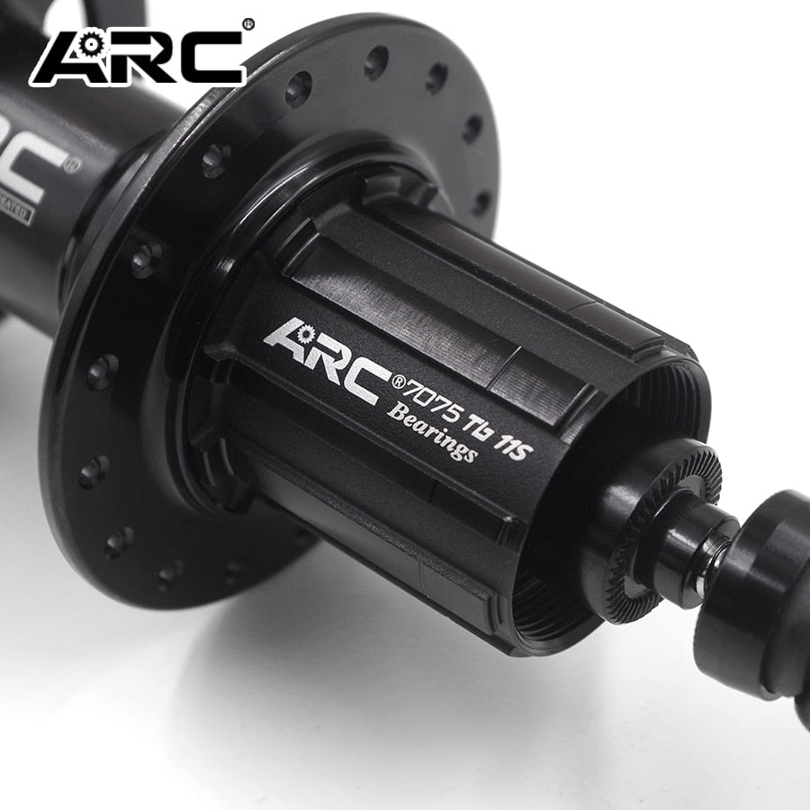 Arc Mt005 Front Rear Bicycle Hubs Mtb Mountain Bike Hub 32h  8 9 10 11 Speed Qr Skewer 135mm Thru 142mm Disc Hub
